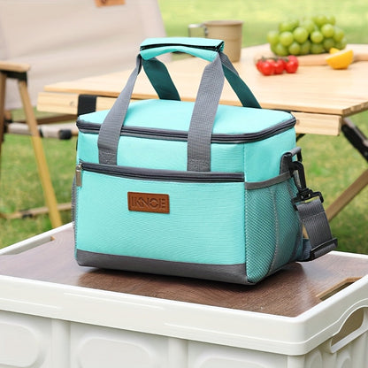 Insulated Lunch Bag Foldable Leakproof Thermal Tote for Work School Travel Picnic – Aluminum Foil Lining Keeps Food Cold Fresh Bento Box Bag Black Green Pink Floral