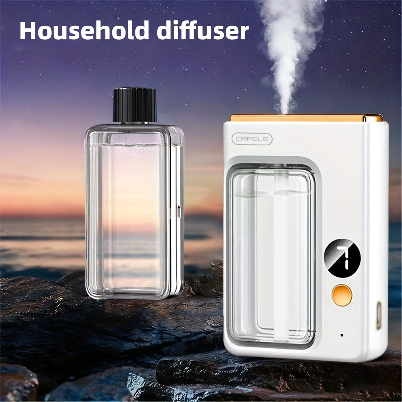 Aroma Diffuser with Essential Oils Set Large Capacity 7-Level Mist USB Powered Auto Shut-Off Bedroom Humidifier Home Aromatherapy Diffuser with Encounter Shangri-La Gardenia Hilton Ocean Scents