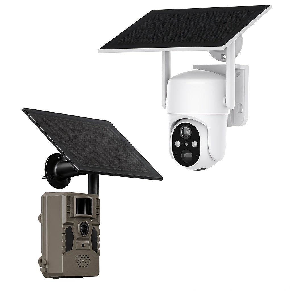 4G Trail Camera No WiFi Required 2K 1440P Solar Powered – Built-in SIM Card, 75ft Night Vision, 0.2s Trigger, 7800mAh Battery, Wireless Outdoor Hunting & Security Camera for Remote Areas