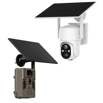 4G Trail Camera No WiFi Required 2K 1440P Solar Powered – Built-in SIM Card, 75ft Night Vision, 0.2s Trigger, 7800mAh Battery, Wireless Outdoor Hunting & Security Camera for Remote Areas