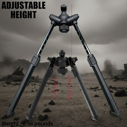 MAG M-LOK Bipod – Lightweight Aluminum Alloy Foldable Bipod for Hunting & Shooting, Quick-Release Folding, Non-Slip Rubber Feet, Black & Flat Dark Earth, Compatible with M4 AR15 M-LOK Handguards
