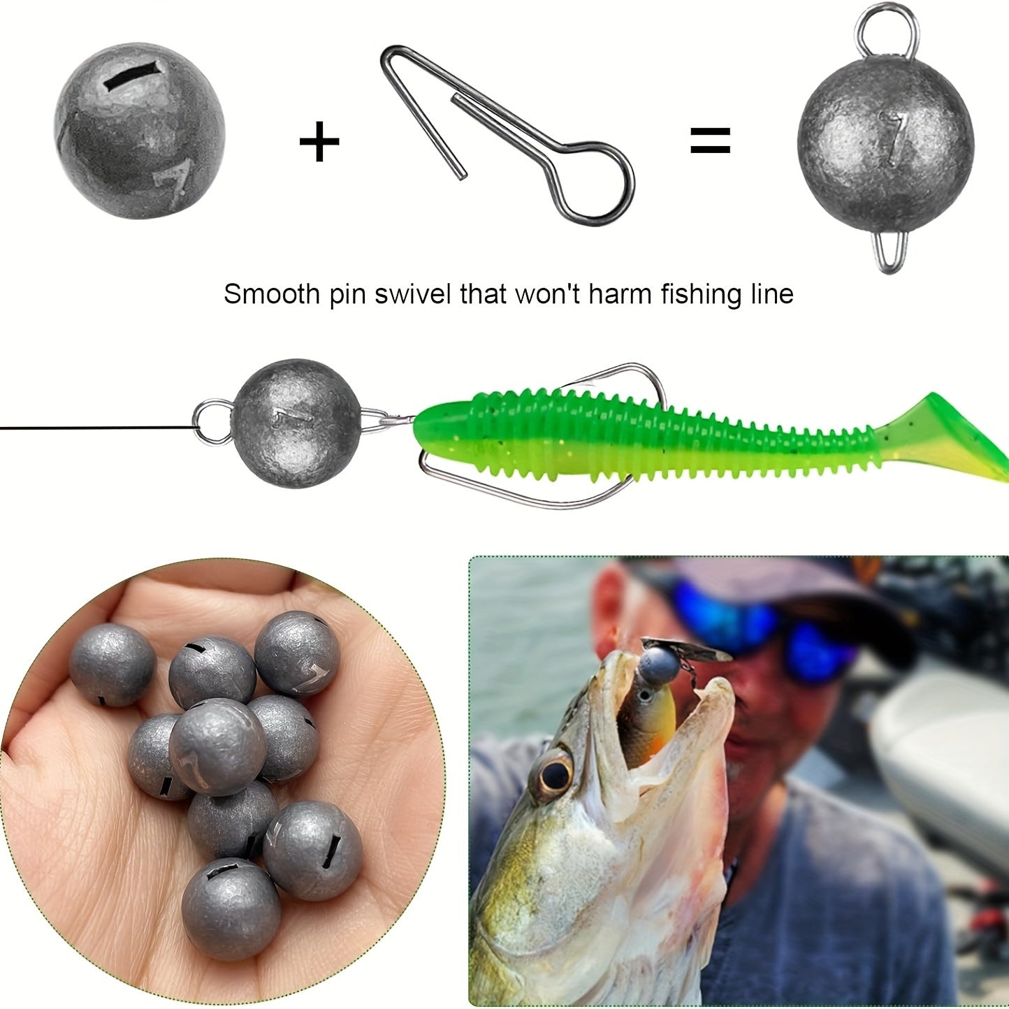 Fishing Lure Kit 306PCS & 84PCS – Complete Tackle Box with Hooks, Sinkers, Bobbers, Jigs, Beads, Swivels & Snaps | Freshwater Fishing Accessories Set for Bass Trout Carp