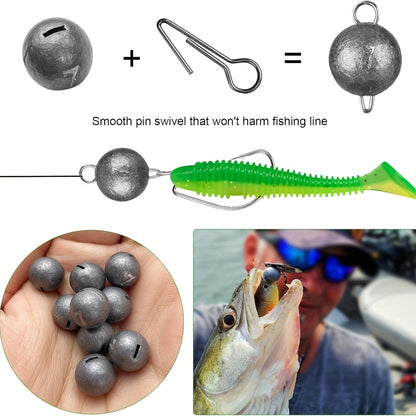 Fishing Lure Kit 306PCS & 84PCS – Complete Tackle Box with Hooks, Sinkers, Bobbers, Jigs, Beads, Swivels & Snaps | Freshwater Fishing Accessories Set for Bass Trout Carp