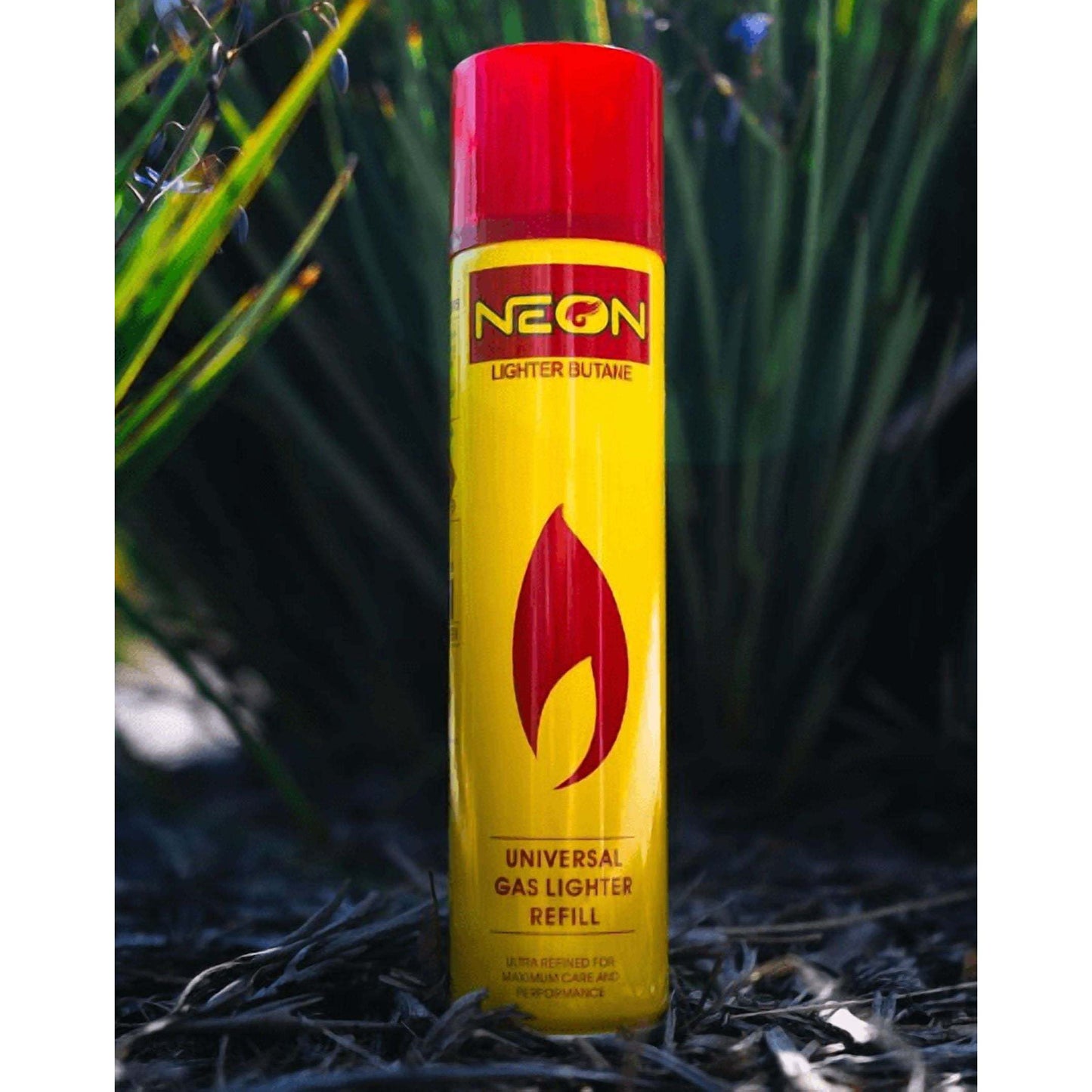 3 Pack NEON Ultra Refined Butane Gas Refill 10.14 oz Cans with 5 Adapter Tips – Universal Lighter Fuel for Refillable Lighters, Torches & Flame Tools – High-Performance Yellow Canisters – Velora