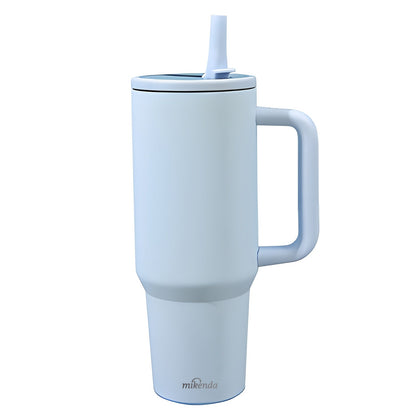 Stainless Steel Insulated Tumbler with Lid and Foldable Straw, Double Wall Vacuum Travel Cup Keeps Hot 12H Cold 24H, 6 Colors for Home Office Car & Travel – Christmas Birthday Gift
