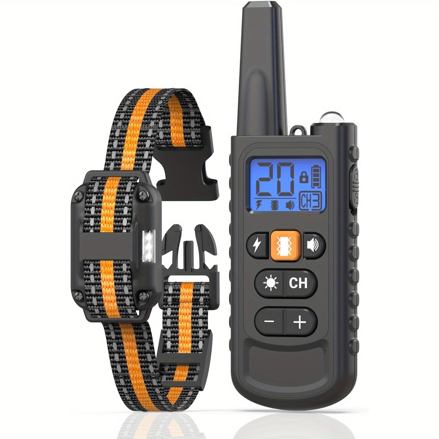 Dog Training Collar with Remote 3300ft Range – Rechargeable E-Collar for 5-120 Lb Dogs, 3 Training Modes Beep Vibration & Safe Shock, Waterproof Dog Shock Collar for Small Medium Large Breeds