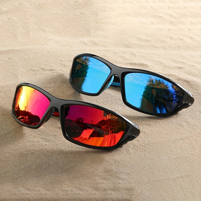 4 Pairs Sports Sunglasses UV400 for Men & Women – Ultralight PC Frame Full Lens Protection for Cycling, Running, Rock Climbing, Fishing & Outdoor Travel, Bulk Value Pack