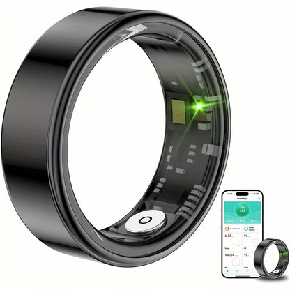 Smart Ring for Men & Women 2026 – Health Fitness Tracker with Heart Rate HRV Sleep Tracking Steps Calories Body Temperature & Stress Monitor, Bluetooth 5.3 Compatible iPhone Android
