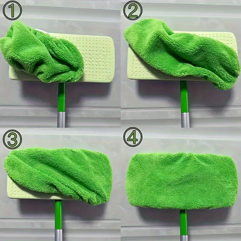 15-Pack Reusable Microfiber Mop Pads Compatible with Swiffer Sweeper – Dry Sweeping & Wet Mopping Cloths for Floor Cleaning, Washable & Reusable Replacement Pads 9.84–11.02 Inch (Mop Not Included)