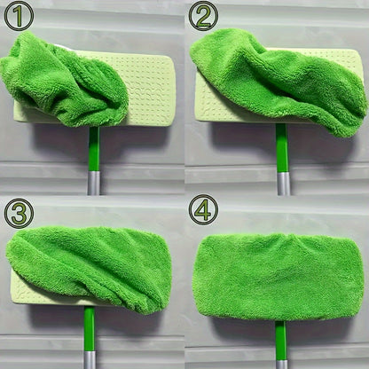 15-Pack Reusable Microfiber Mop Pads Compatible with Swiffer Sweeper – Dry Sweeping & Wet Mopping Cloths for Floor Cleaning, Washable & Reusable Replacement Pads 9.84–11.02 Inch (Mop Not Included)