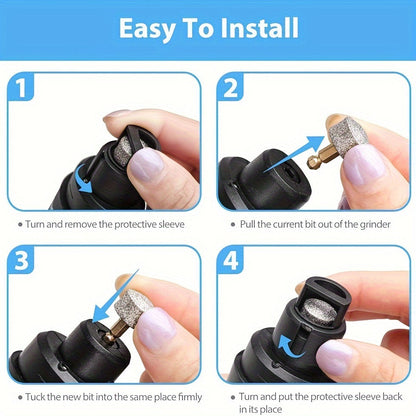 Electric Dog Nail Grinder Quiet Painless USB Rechargeable LED Screen Pet Grooming Tool