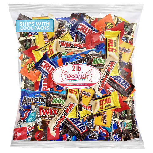 Bulk Chocolate Candy Variety Pack 2 Pounds – Assorted Mixed Chocolate Assortment Bag, Individually Wrapped, Perfect for Parties, Gifting, Office & Holiday Sharing