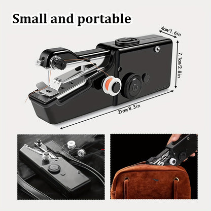 Handheld Mini Sewing Machine 36-Piece Set Cordless Portable Electric Sewing Kit for Beginners Adults Home Travel Clothes Repair Purple Black White Pink