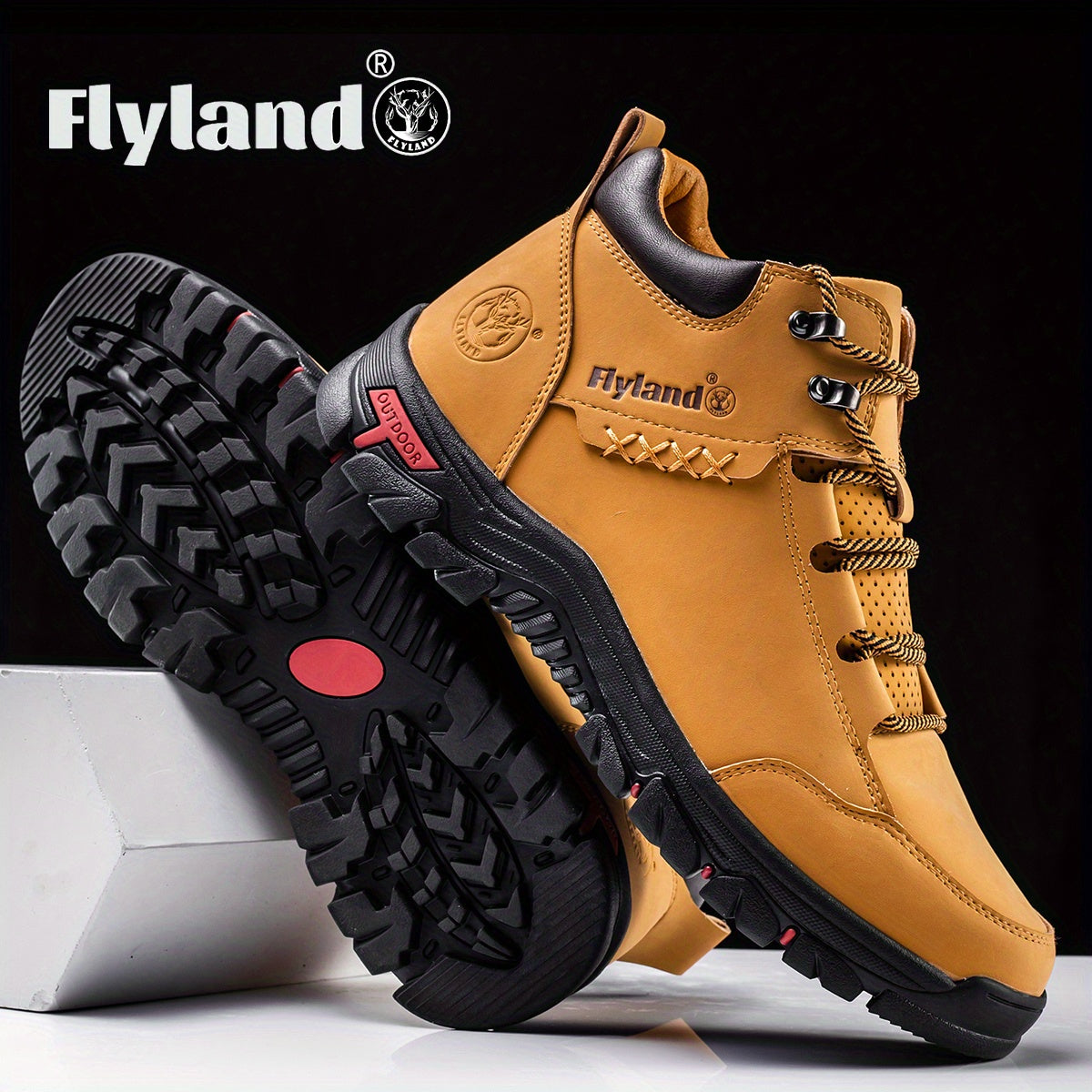 Men's Genuine Leather Chukka Boots Vintage Classic Top Layer Cowhide Lace-Up Ankle Boot Daily Casual Work Office 7 Colors US 8-13