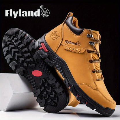 Men's Genuine Leather Chukka Boots Vintage Classic Top Layer Cowhide Lace-Up Ankle Boot Daily Casual Work Office 7 Colors US 8-13