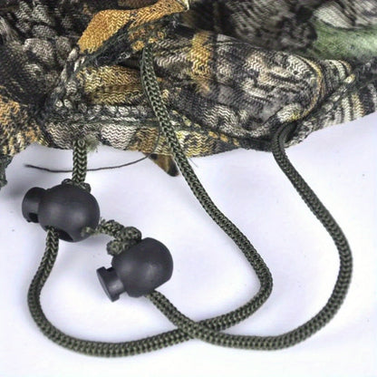 Men's Ghillie Suit 3D Camo – Lightweight Hooded Jacket & Pants Set, Breathable 3D Leaf Camouflage Hunting Clothes, 0.95 lb