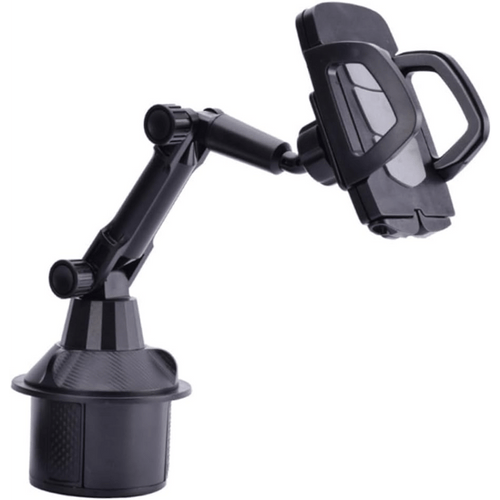 Car Cup Holder Phone Mount, Universal Adjustable Cell Phone Holder for Car Cup Holder, 360° Rotation Cradle Stand Compatible with iPhone Samsung All Smartphones