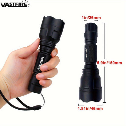 High Power Green Flashlight 350 Yards Long Range Night Vision with Remote Control & Rechargeable 18650 Battery – Spotlight Beam for Hunting, Fishing, Camping, Beekeeping & Outdoor Night Activities