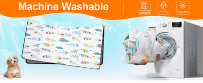 Washable Dog Pee Pads 2-Pack – Reusable Ultra-Absorbent Leak-Proof Whelping Pads with Non-Slip Backing, Machine Washable Puppy Training Pads for Playpen, Crate, Housebreaking & Travel
