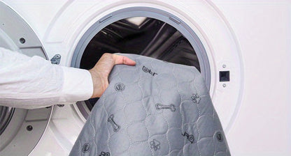 Washable Reusable Dog Pee Pads with Bone Print – Non-Slip Leakproof Absorbent Puppy Training Pads, Machine Washable Whelping Pads for Couch Crate Playpen Potty Training, Multiple Sizes
