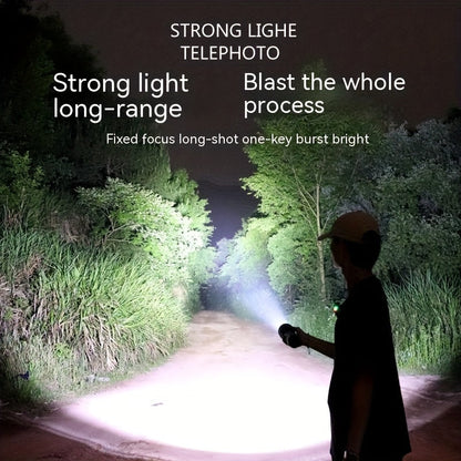 3000LM Rechargeable LED Flashlight Super Bright Magnetic Base Long Range - Tactical Flashlight for Camping Outdoor Car Repair Emergency Household