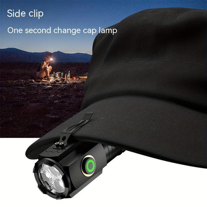 3000LM Rechargeable LED Flashlight Super Bright Magnetic Base Long Range - Tactical Flashlight for Camping Outdoor Car Repair Emergency Household