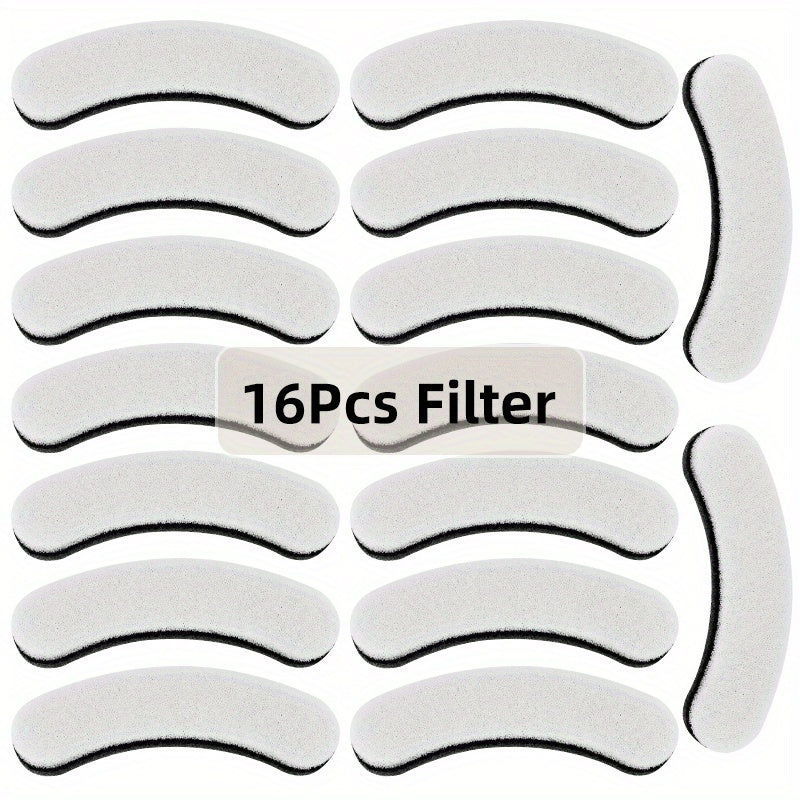 Dog Cat Water Fountain Replacement Filters 4/8/16/20/24 Pack Activated Carbon Multi-Filtration Compatible with NPET DF10 DF30 Automatic Pet Water Dispenser