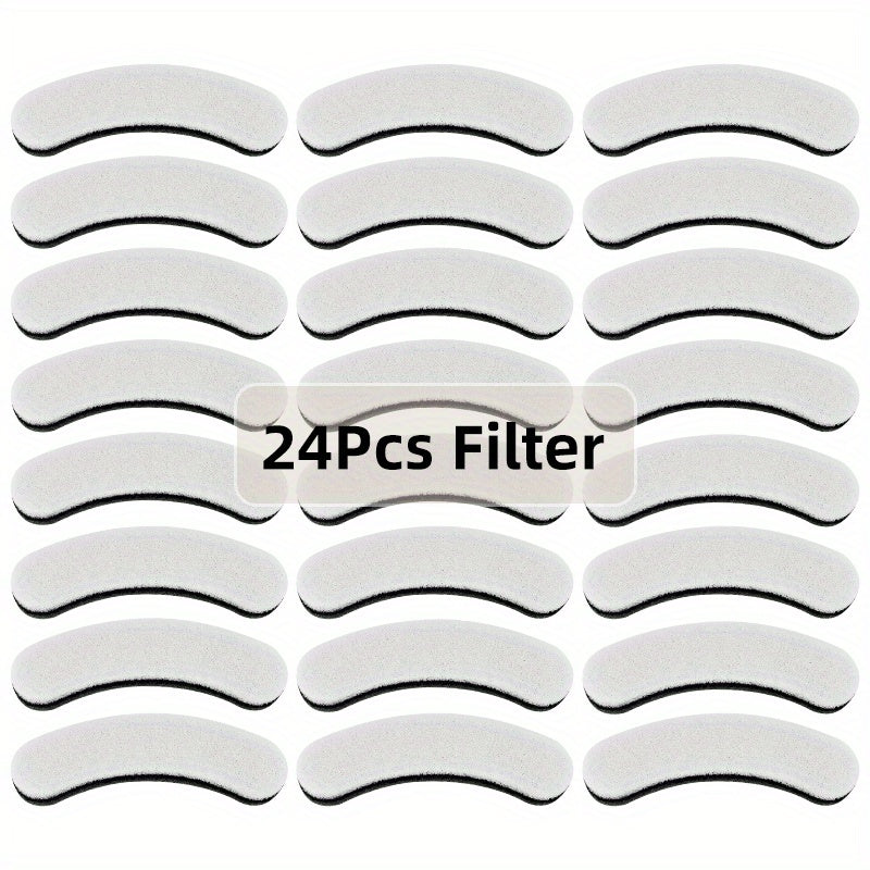 Dog Cat Water Fountain Replacement Filters 4/8/16/20/24 Pack Activated Carbon Multi-Filtration Compatible with NPET DF10 DF30 Automatic Pet Water Dispenser