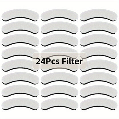 Dog Cat Water Fountain Replacement Filters 4/8/16/20/24 Pack Activated Carbon Multi-Filtration Compatible with NPET DF10 DF30 Automatic Pet Water Dispenser