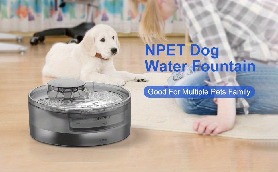 Dog Cat Water Fountain Replacement Filters 4/8/16/20/24 Pack Activated Carbon Multi-Filtration Compatible with NPET DF10 DF30 Automatic Pet Water Dispenser