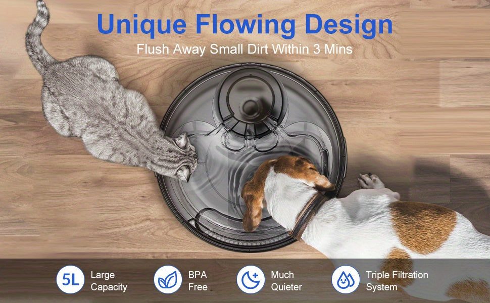 Dog Cat Water Fountain Replacement Filters 4/8/16/20/24 Pack Activated Carbon Multi-Filtration Compatible with NPET DF10 DF30 Automatic Pet Water Dispenser