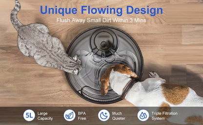 Dog Cat Water Fountain Replacement Filters 4/8/16/20/24 Pack Activated Carbon Multi-Filtration Compatible with NPET DF10 DF30 Automatic Pet Water Dispenser
