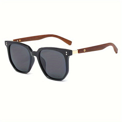 Unisex Vintage Stud Detail Sunglasses TR Polarized UV400 - Retro Street Style Fashion Eyewear for Men Women Outdoor Driving Travel & Daily Wear, Lightweight TR Frame