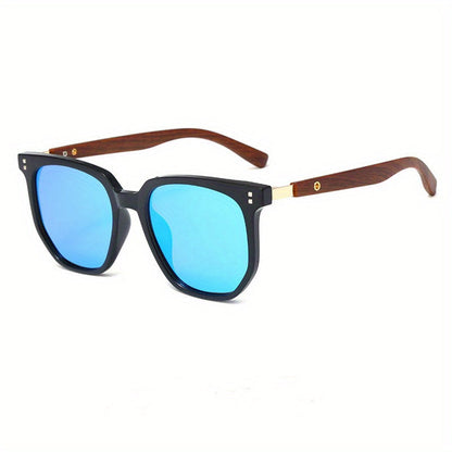 Unisex Vintage Stud Detail Sunglasses TR Polarized UV400 - Retro Street Style Fashion Eyewear for Men Women Outdoor Driving Travel & Daily Wear, Lightweight TR Frame