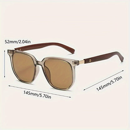 Unisex Vintage Stud Detail Sunglasses TR Polarized UV400 - Retro Street Style Fashion Eyewear for Men Women Outdoor Driving Travel & Daily Wear, Lightweight TR Frame