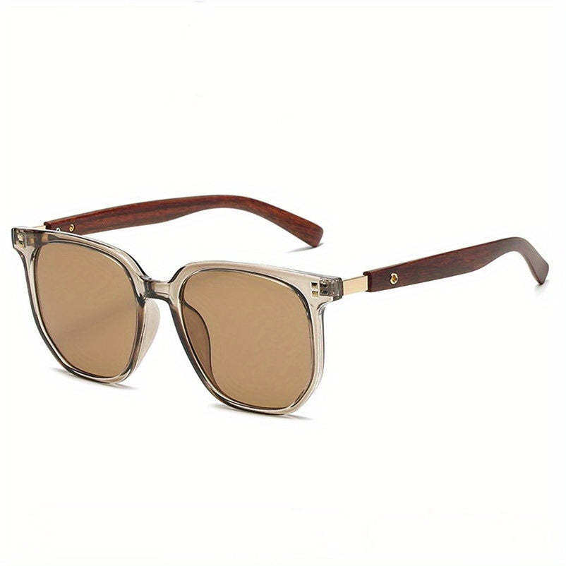 Unisex Vintage Stud Detail Sunglasses TR Polarized UV400 - Retro Street Style Fashion Eyewear for Men Women Outdoor Driving Travel & Daily Wear, Lightweight TR Frame