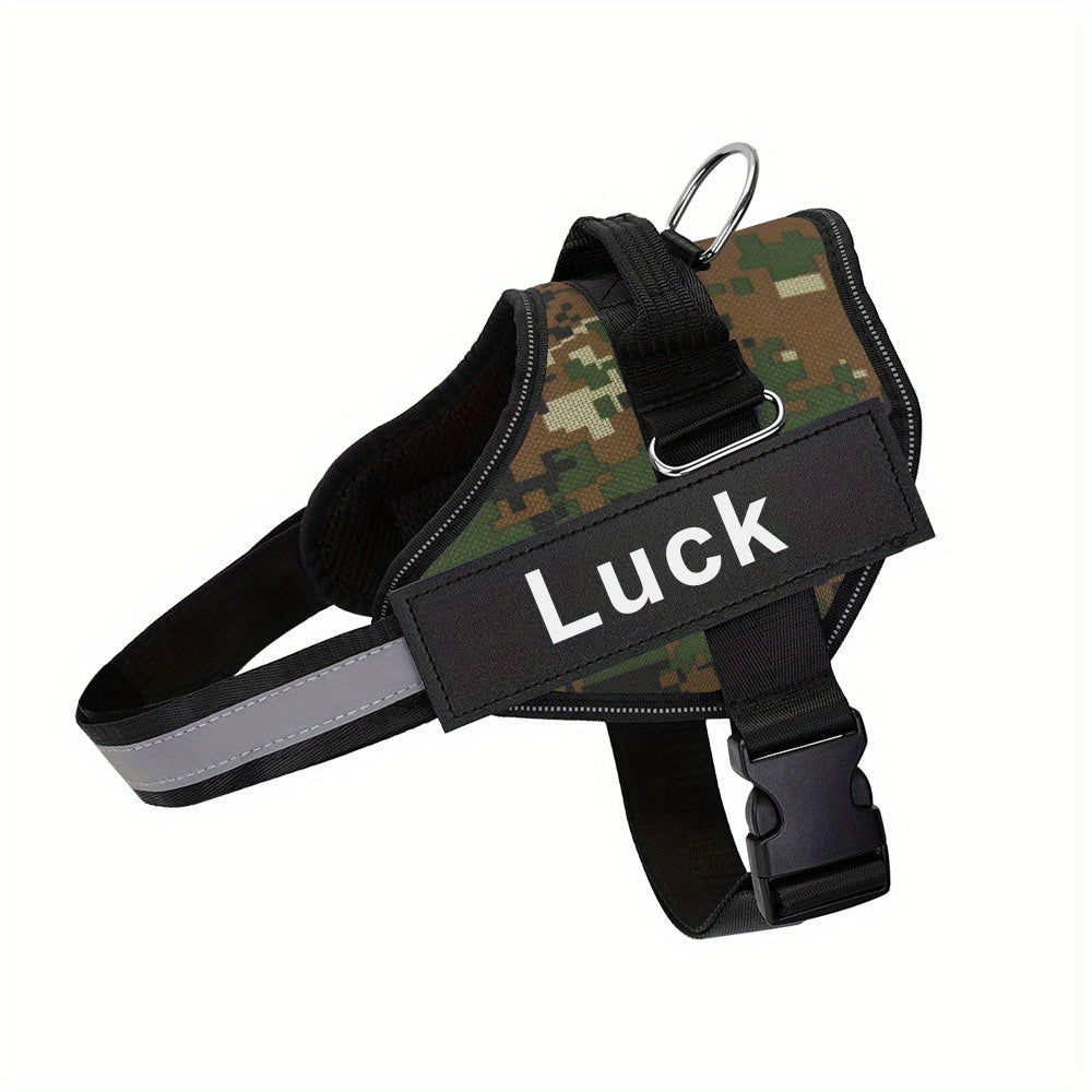Personalized No-Pull Dog Harness with Custom Name & Phone Number – Heavy Duty Escape Proof Pet Vest for Training & Walking, Sizes XS to XXL, 12 Colors Available