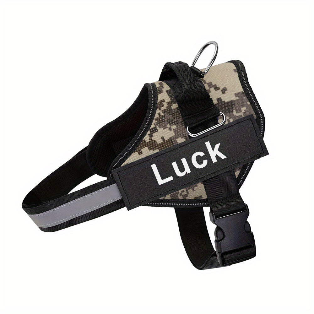 Personalized No-Pull Dog Harness with Custom Name & Phone Number – Heavy Duty Escape Proof Pet Vest for Training & Walking, Sizes XS to XXL, 12 Colors Available