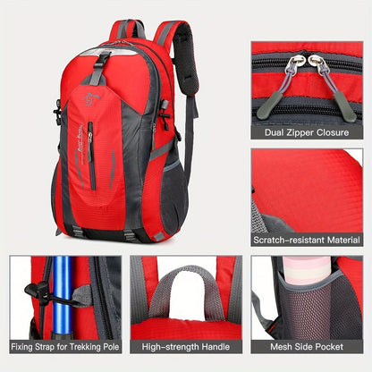 25L Hiking Daypack Backpack Lightweight – Water Resistant Laptop Protection Outdoor Backpack for Men & Women, Cycling, Traveling, Camping & Daily Use – Durable & Compact Trail Pack