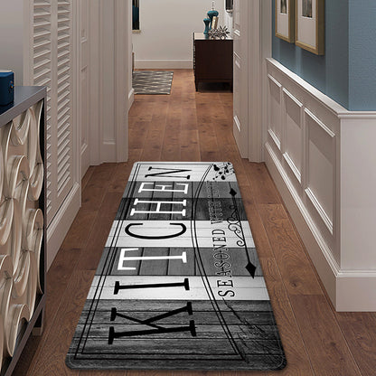 Non-Slip Absorbent Kitchen Mat | Premium Print Anti-Fatigue Floor Rug | Washable Door Mat for Kitchen Bathroom Laundry Bedroom Hallway | Wood Grain & Solid | Multiple Sizes 20x31.5" to 23.6x71"