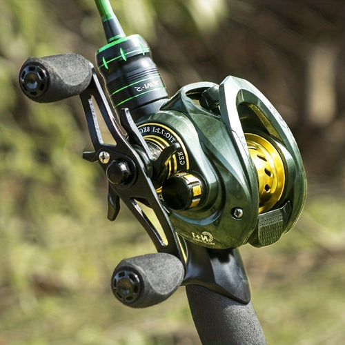 Heavy Duty Fishing Reel High Speed Gear Ratio Aluminum Alloy Saltwater Freshwater Spinning Reel Left Right Hand for Experienced Anglers Big Fish