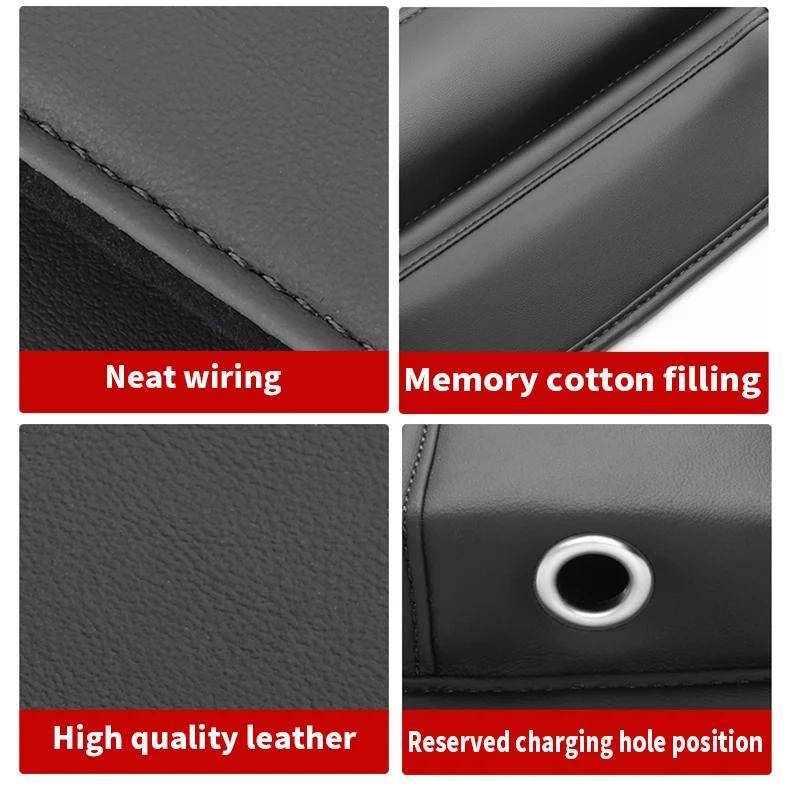 Car Seat Gap Filler Organizer with Gear Shift Cover – PU Leather, Multifunctional Storage Box for Phone, Keys, Cards, Cups & Wallet, Easy Install, Fits All Cars