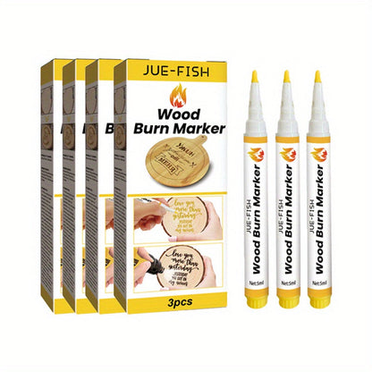 Wood Burning Kit 12 Pcs Pyrography Set Wooden Coasters Burning Pen DIY Woodworking Craft Tool 4 Boxes Beginner Gift