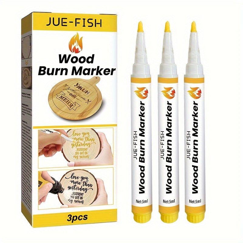 Wood Burning Kit 12 Pcs Pyrography Set Wooden Coasters Burning Pen DIY Woodworking Craft Tool 4 Boxes Beginner Gift