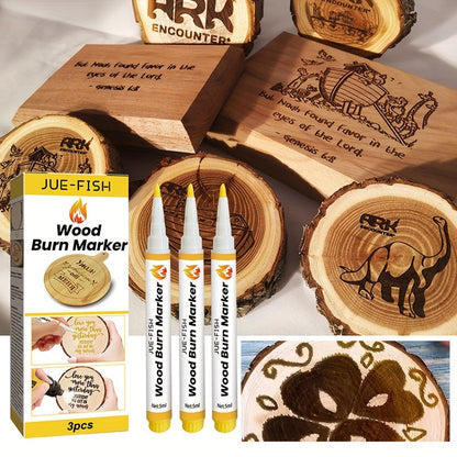 Wood Burning Kit 12 Pcs Pyrography Set Wooden Coasters Burning Pen DIY Woodworking Craft Tool 4 Boxes Beginner Gift