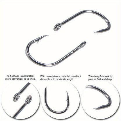 1000pcs Fish Hooks Assorted Sizes #3 #4 #5 #6 #7 #8 #9 #10 #11 #12 Carbon Steel Sharp Barbed Hooks with Portable Storage Box, Freshwater Saltwater Fishing Gear for Bass Trout Carp – Black & Silver