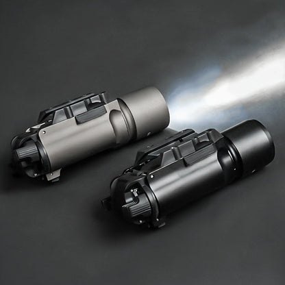 Tactical Flashlight 500 Lumens LED Rail Mount Light – X300U & X300 Weapon Light for Hunting, Scout & Outdoor Use, Fits 20mm Picatinny Rail, High Power White Light, BK & DE Finish