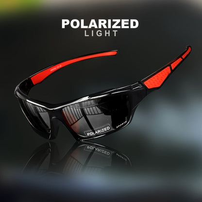 Polarized Sports Sunglasses with Color Changing Lenses – Anti-Glare Driving Eyewear, PC Frame AC Lens Full Rim Design, 6 Colors, UV Protection Fashion Glasses for Men & Women