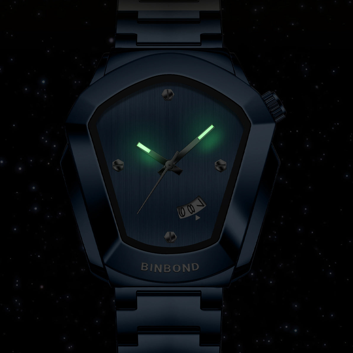 Men's Minimalist Quartz Watch with Irregular Dial & Calendar - Slim Business Wristwatch Alloy Case Metal Strap for Men, Office Casual Daily Wear, Birthday & Gift