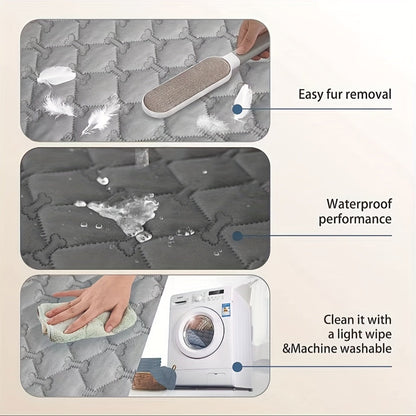 Reversible Waterproof Dog Blanket Extra Large - Double-Sided Pet Bed Cover with Bone Pattern, Machine Washable Sofa Protector for Small Medium Large Dogs and Cats, Indoor Outdoor Use